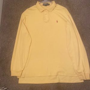 Yellow Long Sleeve Polo Ralph Lauren L